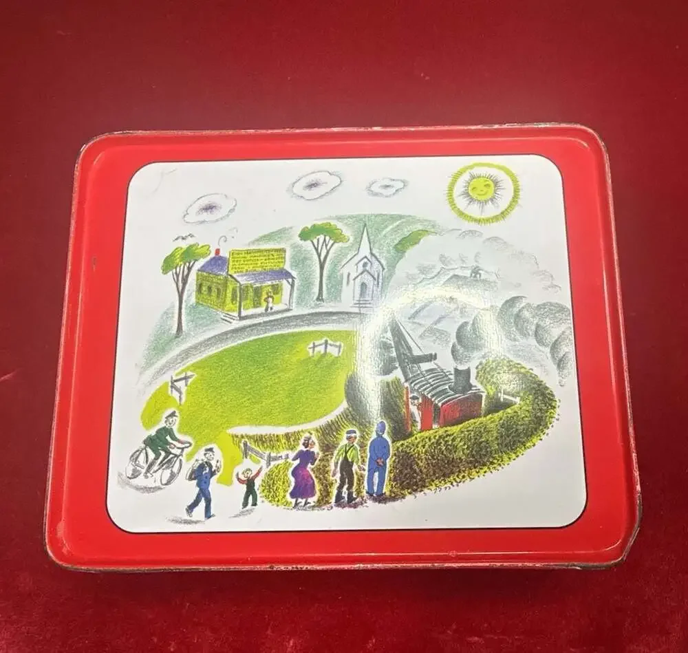 Mike Mulligan and His Steam Shovel Metal Lunch Box Schylling 1999(D)